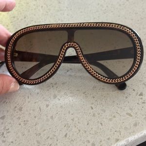 Stella McCartney sunglasses Chain Aviator Retro Sunglasses made in Italy
